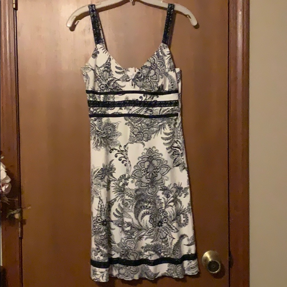 Black and white dress